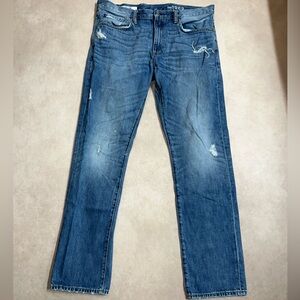 GAP Distressed Slim Blue Jeans